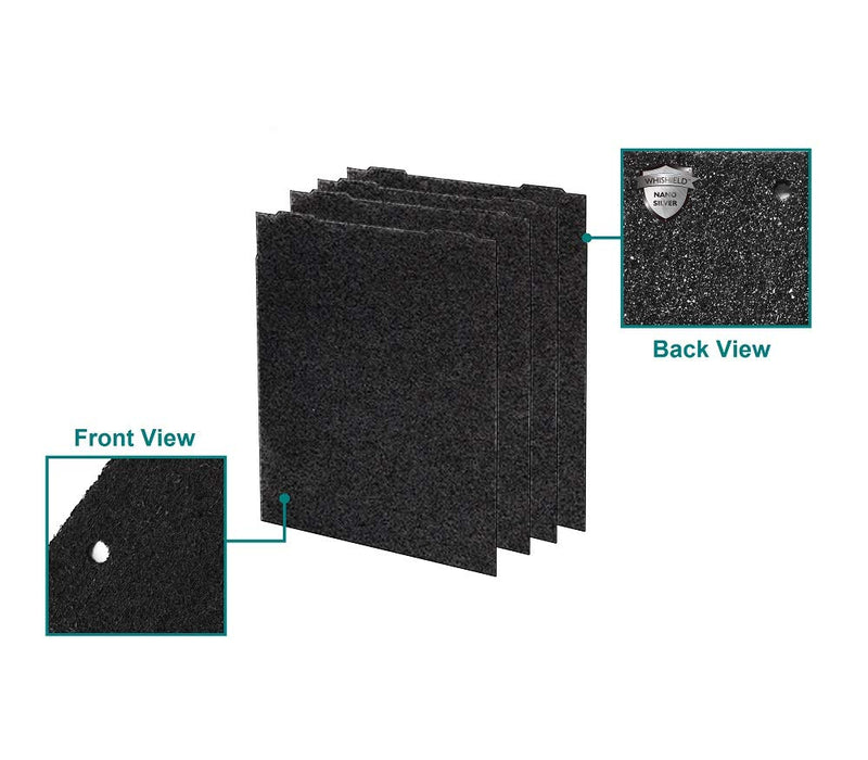 Whirlpool 8171434KS Genuine Charcoal Pre-Filter AP510 AP450 Large 4 Pack