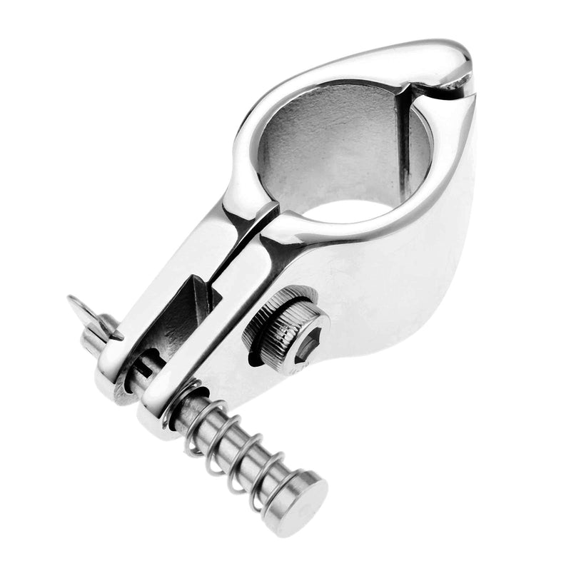 RedSnake Yacht sailing boat railing Marine Grade 7/8" 22MM Hinged Jaw Slide with Boat Pin & Cam Clamp Pipe clamp bimini top hardware (7/8" 22CM x 1pair) 7/8" 22mm X 1pair