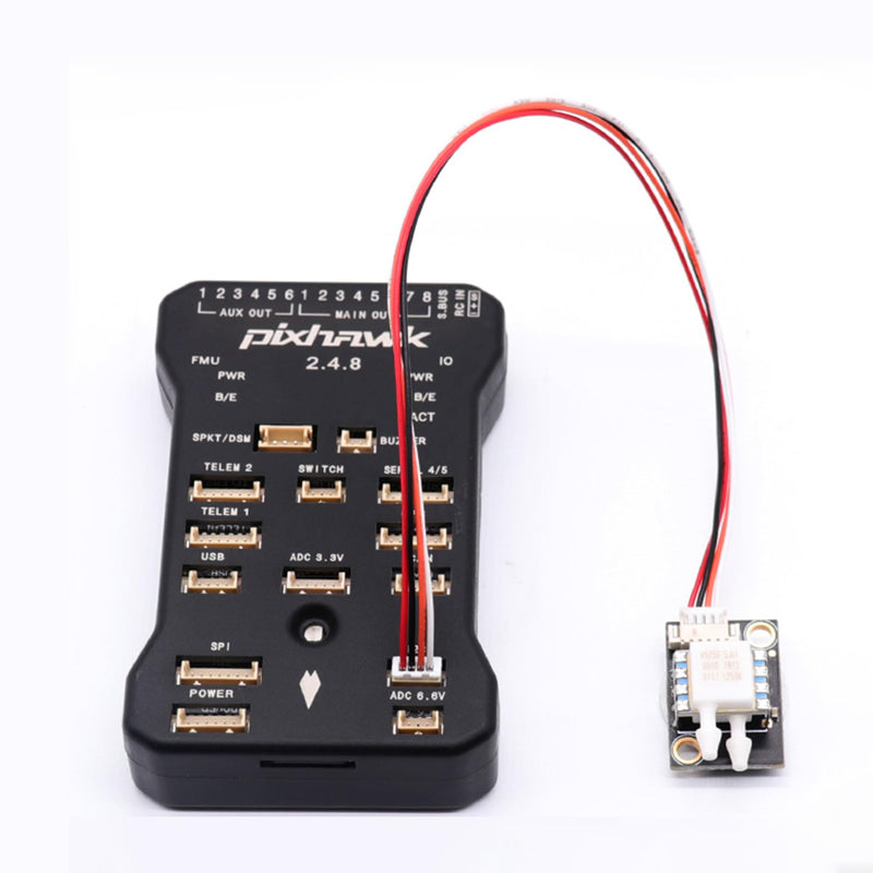 Airspeed Pitot Tube for Pixhawk PX4 Flight Controller GPS, Digital PX4 Differential Airspeedometer with Airspeed Sensor Module and Pitot Tube for RC Air Plane Fixec Fixed Wing Drone