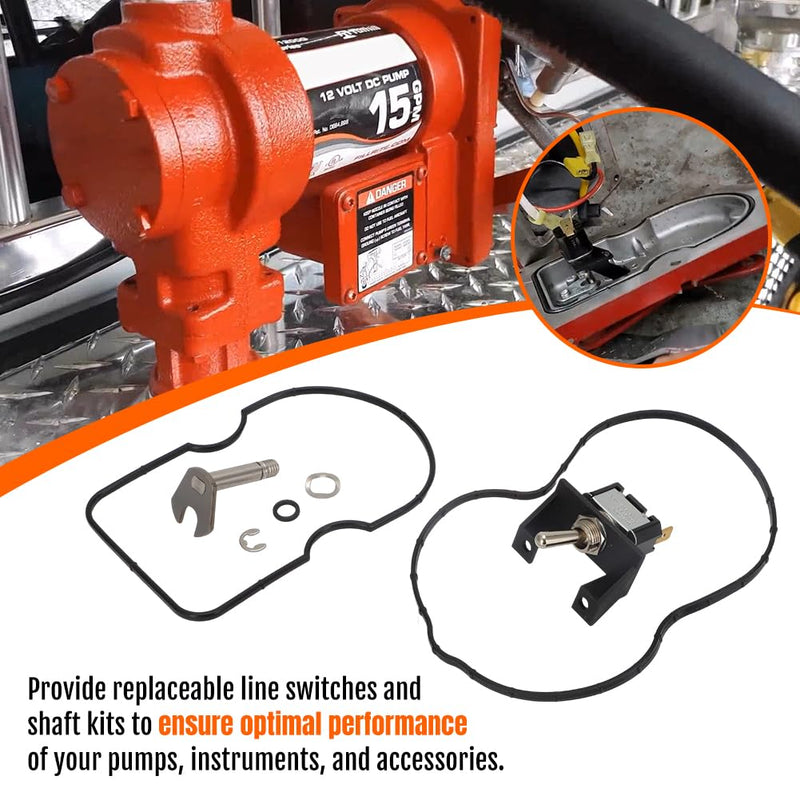 Line Switch & Shaft Kit for Fill-Rite 1210C Pumps Replace KIT120ES