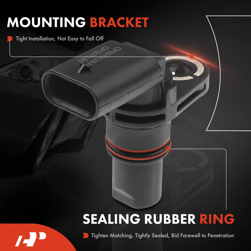 A-Premium Engine Camshaft Position Sensor Compatible with Volkswagen Beetle, Golf, Jetta, Tiguan, Touareg, CC, Eos & Audi A3 A4 A6 A7 A8 Quattro, Q5, TT, RS4, Replace# 07L905163A, 07L905163C
