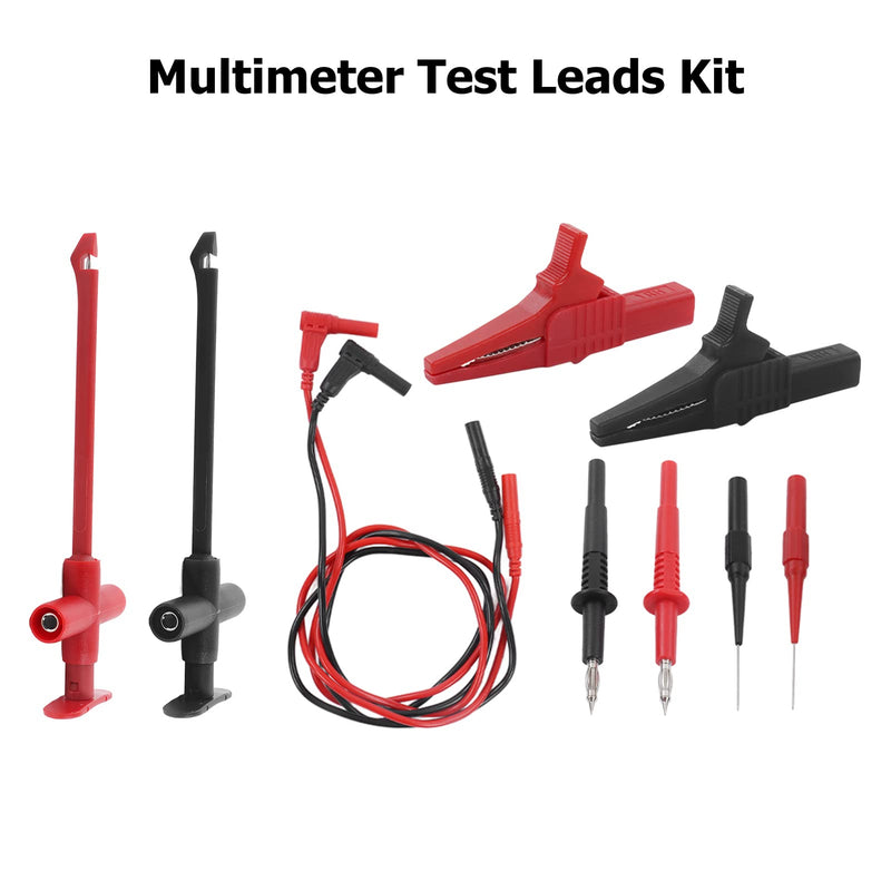 19A JT8001‑1 Wire Piercing Probe Kit, Multimeter Tester Automotive Magnetic Test Leads, Banana Plug Extension Test Cable Set