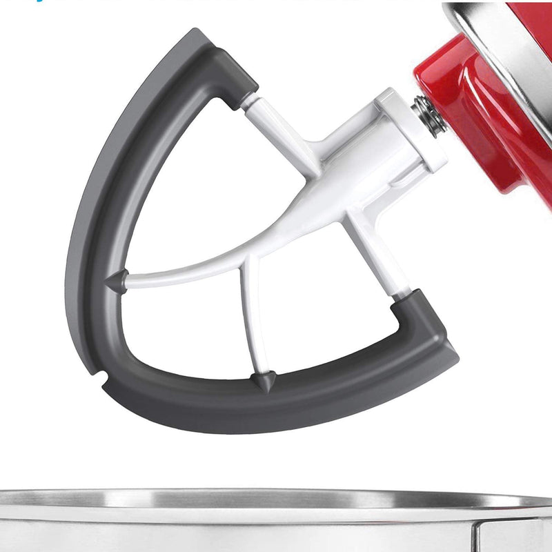 Flex Edge Beater for Kitchenaid, 4.5-5 Quart for Kitchenaid Mixer Attachments, Fits Tilt-Head for Kitchenaid Paddle with Scraper, For Kitchen Aid Accessories and Attachments by HOZODO
