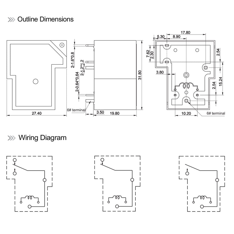 SLA-S-112DMJ-F-30 12VDC 30A 4Pins 1 Form A General Purpose Relay Normally Open Miniature High Power Relay