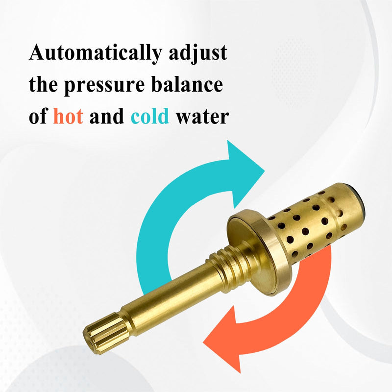 TA-10 Flow Control Spindle Assembly, Replace Cartridge Spindle, Brass