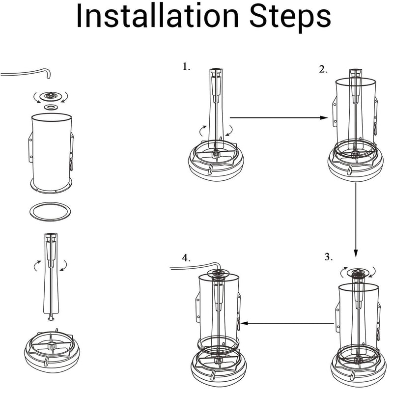 Canister Flush Valve Kit, Compatible with Kohler GP1229656, K-1188999, K-1188998, for AquaPiston, Includes Center Guide, Cap & Chain, Toilet Tank Repair (2 pcs) 1 2 packs