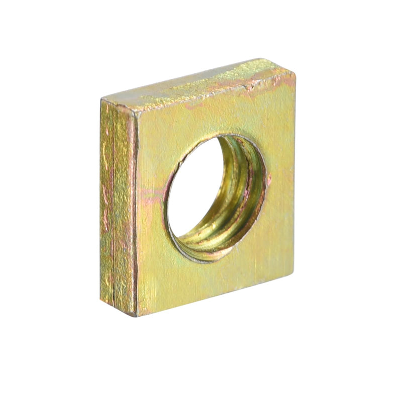 uxcell M6-1x3.2 Square Nuts, Carbon Steel Zinc Plated Coarse Thread Square Nuts Fasteners for Home Repairs and Professional Engineering, Colorful 5pcs M6-1x3.2mm 5