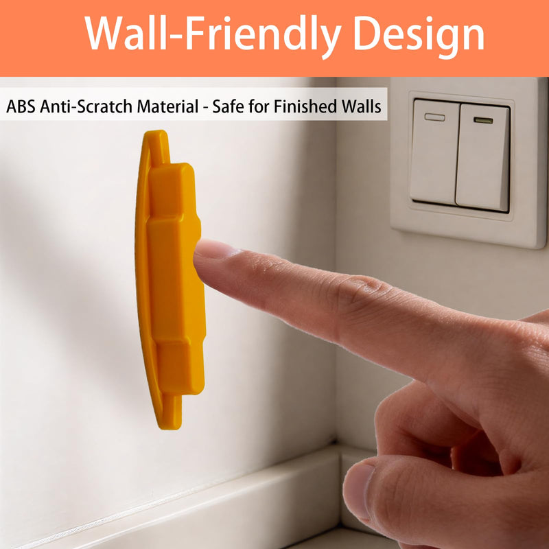 2 Pack Magnetic Stud Finder – No Battery Stud Finder Wall Scanner Magnet for Drywall & Wood Walls, Stud Buddy Magnetic Stud Finder with Strong Magnet, Ergonomic ABS Wall Stud Finder