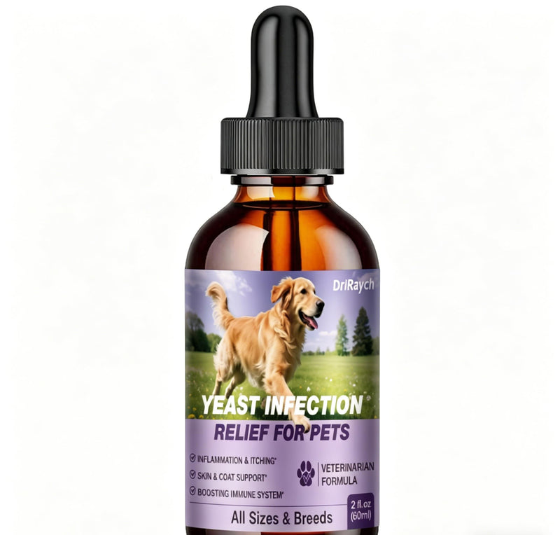 Yeast Infection Treatment for Dogs - Multivitamin & Probiotic Anti-Yeast Drops