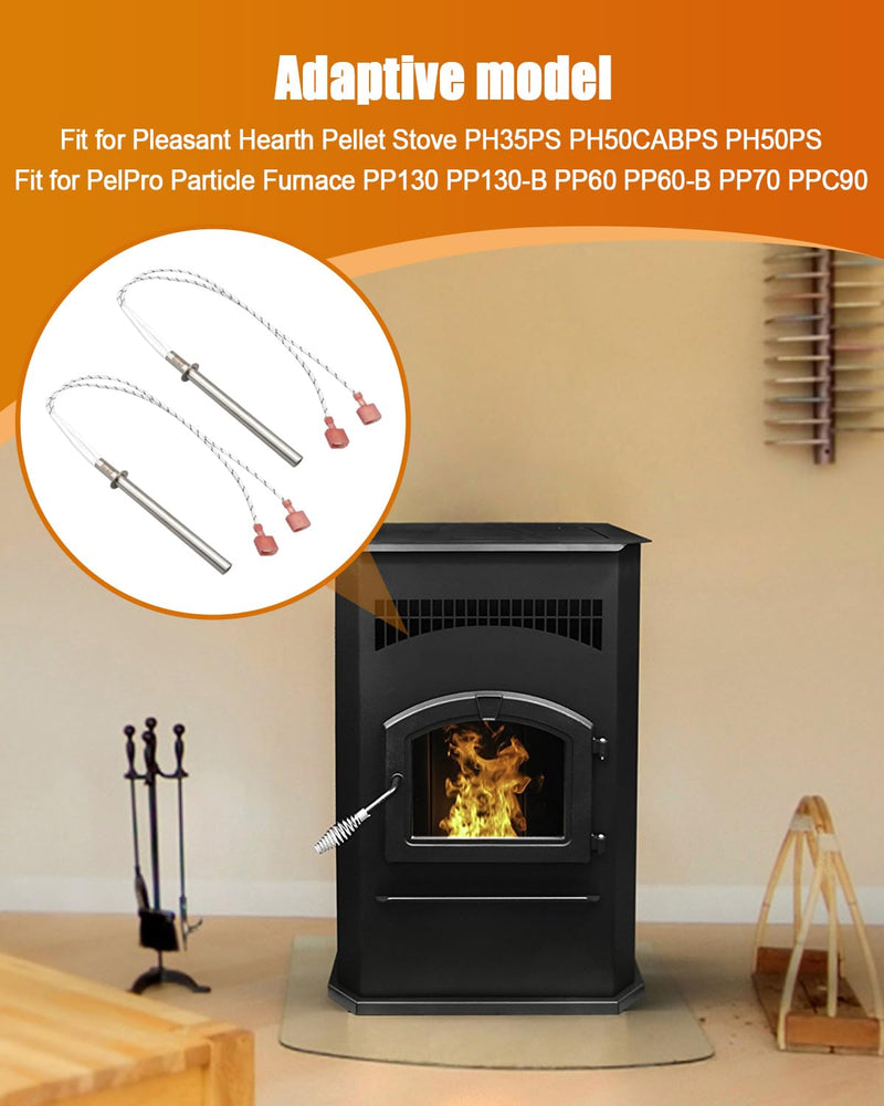 Pellet Stove Igniter Fit for PelPro PP130 PP130-B PP60 120V 300W