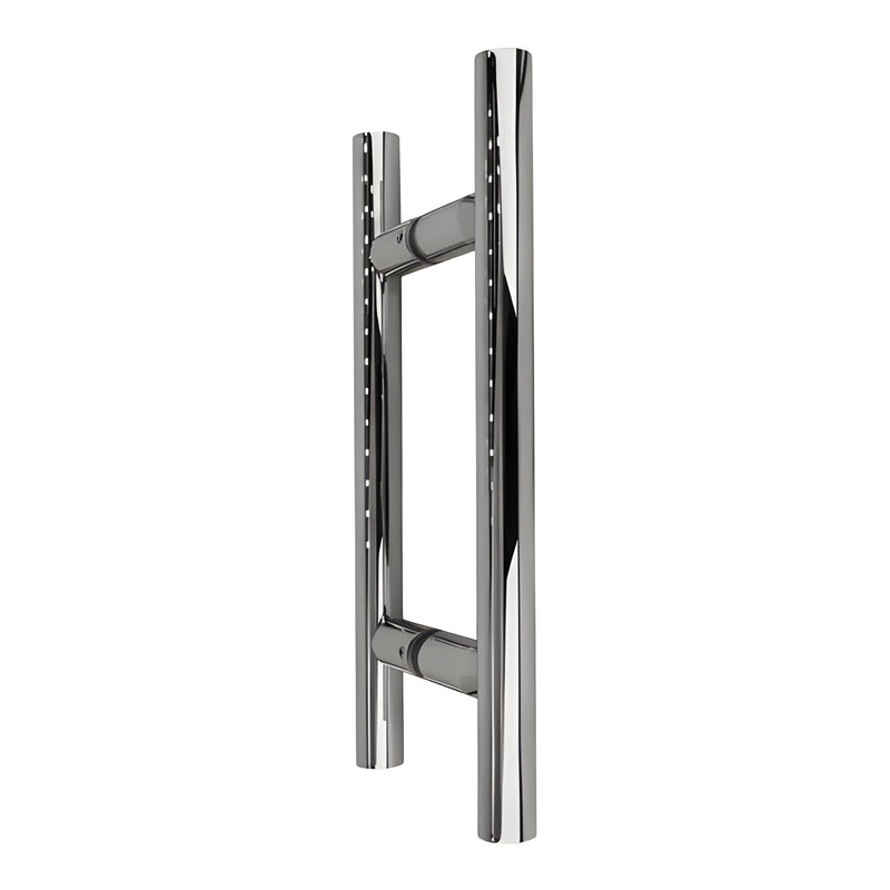 BRIXWELL Ladder Style Back-to-Back Pull Handle, 10" Length, Polished Chrome 10 Inch
