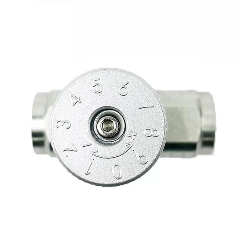 Hydraulic Flow Control Needle Valve 3/8 Inch Throttle Check Valve NPT 5800PSI One Way For Hydraulic Oil Gas