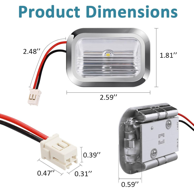 W11462342 Refrigerator LED Light Module for Whirlpool Kenmore Kitchenaid Refrigerator Replaces AP6989197 PS16218086 W10908166 W10607479 W10843339 Refrigerator Parts & Accessories LED Module