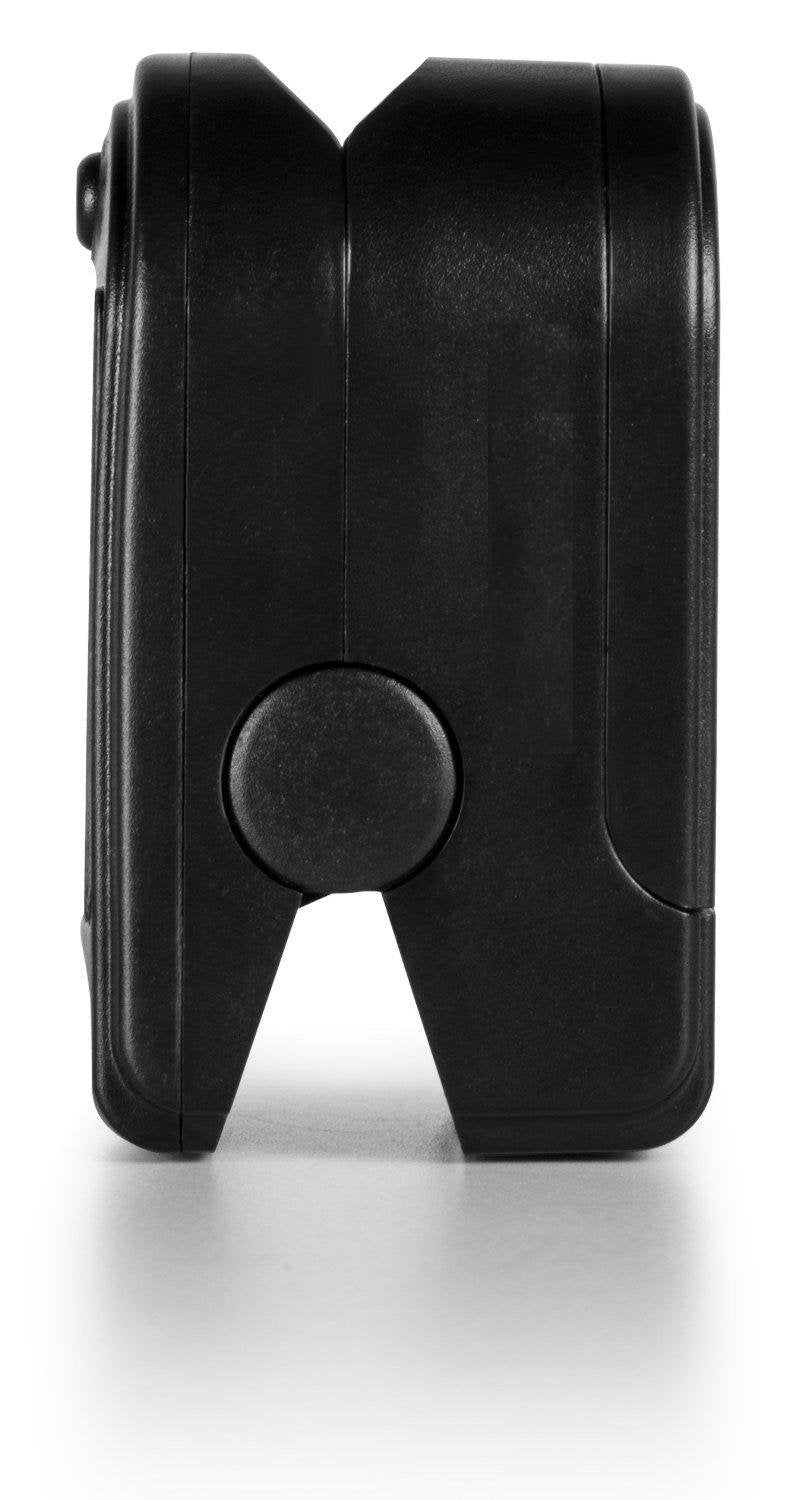 Concord Basics Fingertip Pulse Oximeter - Blood Oxygen Saturation Monitor with Carrying Case, Batteries, Silicone Cover & Lanyard - Easy to Use, Accurate SpO2 & Pulse Measurement (Black)