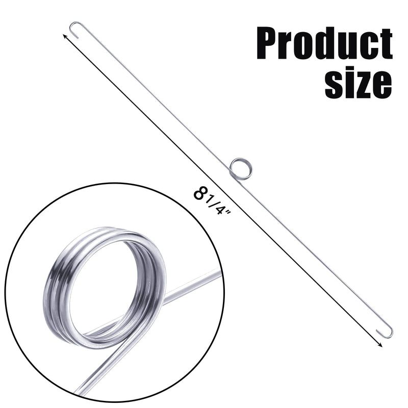 10 Pack Recessed Lighting Springs Torsion Spring Clips for Recessed Lighting Accessories Metal Recessed Light Spring Clips Recessed Lighting Trims, 8.25 x 1 x 0.2 Inch