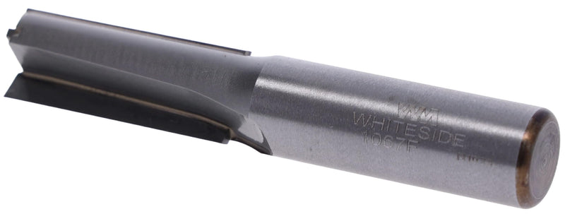 Whiteside Router Bits 1067F Straight Bit with Boring Point 1/2-Inch Cutting Diameter and 1-1/4-Inch Cutting Length