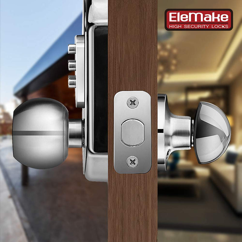 Keyless Entry Keypad Deadbolt Door Lock 304 Stainless Steel 100% Mechanical - No Risk of Low Powe Keypad Door Lock