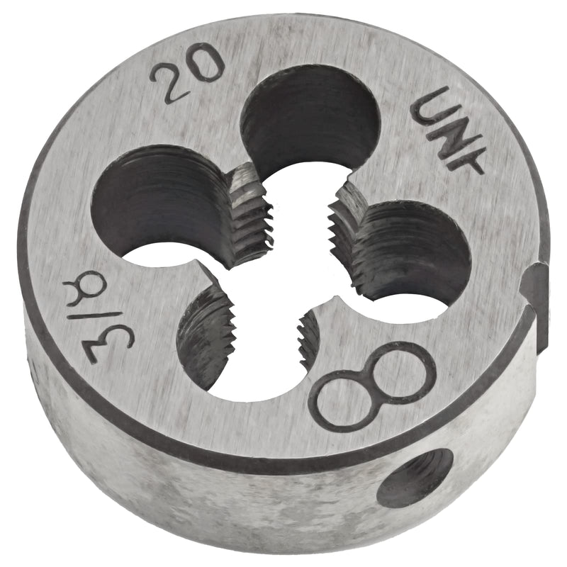 3/8"-20 UN HSS Tap And Die Set, 3/8 x 20 UN Machine Thread Tap And UN Round Thread Die Right Hand 3/8''-20 UN