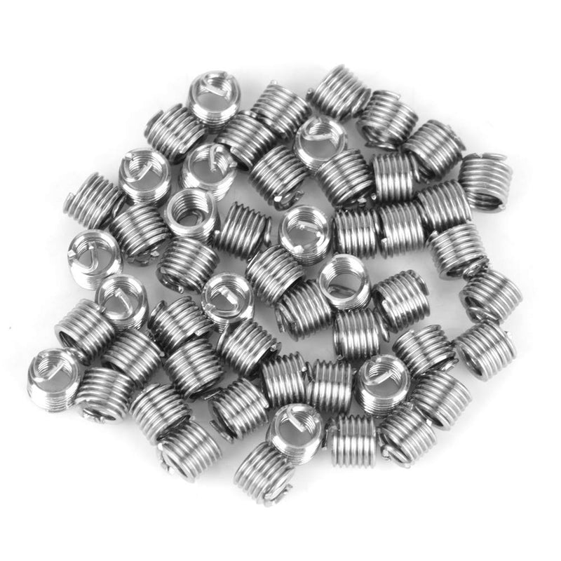 50pcs M2 x 2D Thread Repair, m2 kit m2 Insert Stainless Steel Coiled Wire Helical Screw Thread Inserts Helical Insert Kit