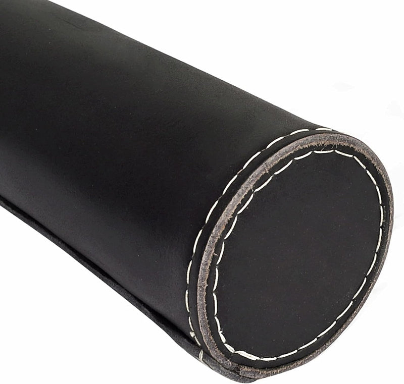 Premium Cowhide Welding Rod Holder – 3" Diameter, 11" Length, – Durable & Stylish Leather Tool Holder for Welders,Flame-Resistant Electrode Bag,Leather Electrode Holder Black