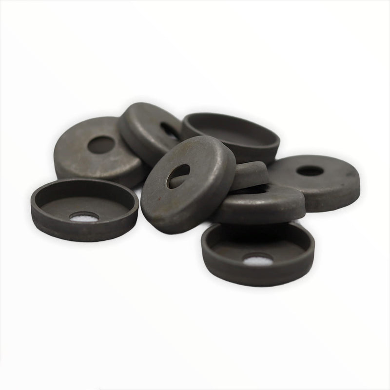 8 pcs 1.5" Steel Weld On Cups Feet Metal Wrought Iron Patio Chair Leg Caps