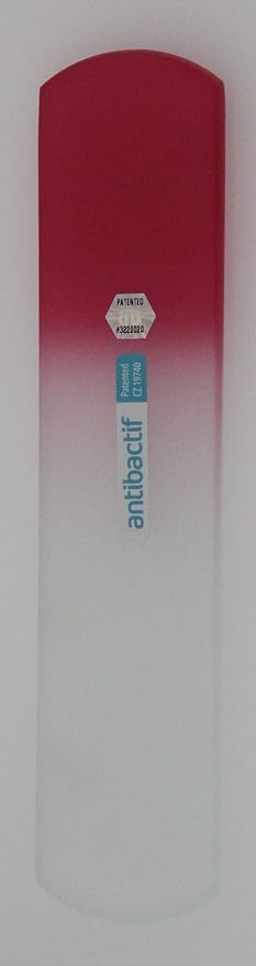 BLAZEK Antibacterial Glass File for Heels, 6.3 inches (160 mm) (Pink Gradation) - NewNest Australia