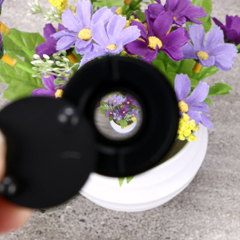 Sumnacon Safety Door Viewer,Solid Brass 220-degree Door Viewer/Peephole with Heavy Duty Rotating Privacy Cover for 1-3/8" to 2-1/6" Doors, Sturdy Door Viewer for Home Office Hotel (Black) 22mm Black