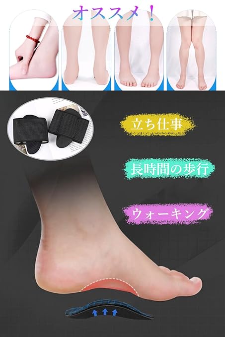 Arch supporter for feet, shock absorption, sole protection pad, standing work, running, mountain climbing, standing work, sports, unisex - NewNest Australia