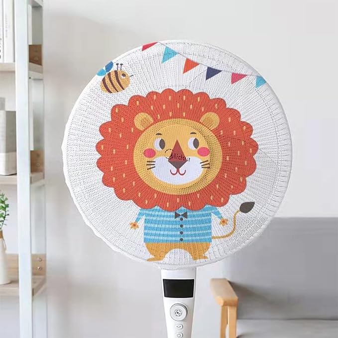 Qicai Xiaolu Fan Safety Cover, Fan Cover, Fan Cover, 9.1 - 17.7 inches (23 - 45 cm), Universal Safety Net, Fan Cover, For Kids, Anti-Sandwich Toe, Dustproof, Waterproof, For Household, 1 Piece, - NewNest Australia