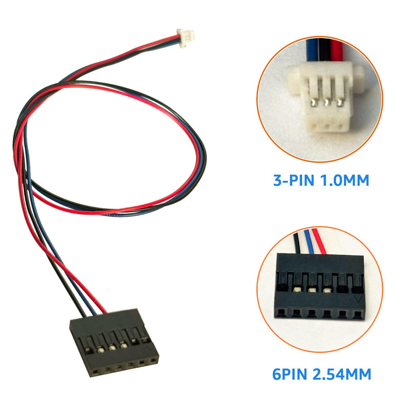 DSD TECH SH-C02A 3PIN 1.0MM to 2.5MM Cable Compatible Raspberry Pi 5 Debug Probe