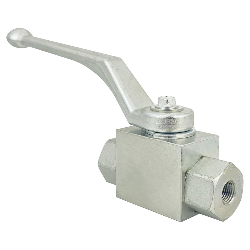 Autovo Hydraulic Valve 1/8 Inch 7250 PSI High Pressure, Shut-Off 2 Way Hydraulic Ball Valve KHB 1/8" NPT KHB-1/8NPT