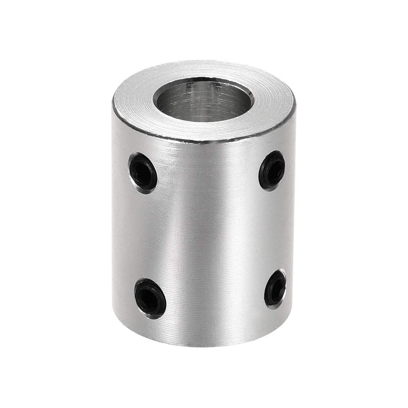 uxcell 10mm to 12mm Bore Rigid Coupling Set Screw L25XD20 Aluminum Alloy,Shaft Coupler Connector,Motor Accessories 10mm to 12m
