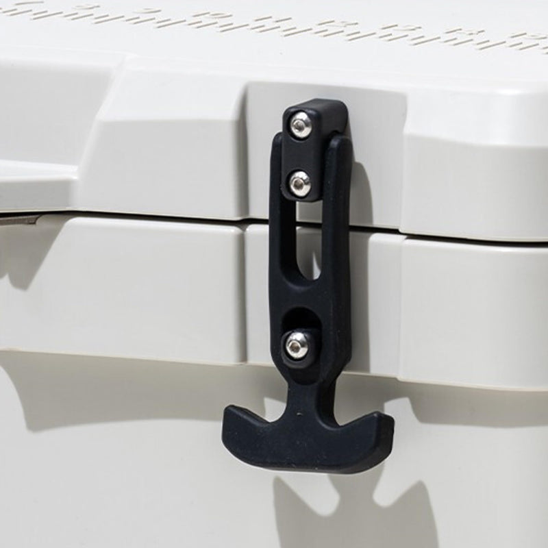 4.4'' Rubber Flexible T-Handle Draw Latches, Black Rubber Hood Machine Draw Latches for Tool Box, Boat, Cooler, Golf Cart, Machine Equipment, 4pcs 4.4''/4pcs