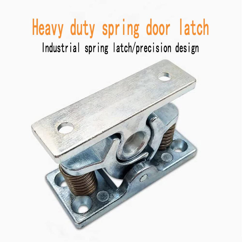 Spring Loaded Door Easy Lock Stop Catch Release Clamp Double Roller Catch, 1Pcs glrovazas Silver Zinc Alloy Double Roller Buckle, with Screws (mp-3) mp-3
