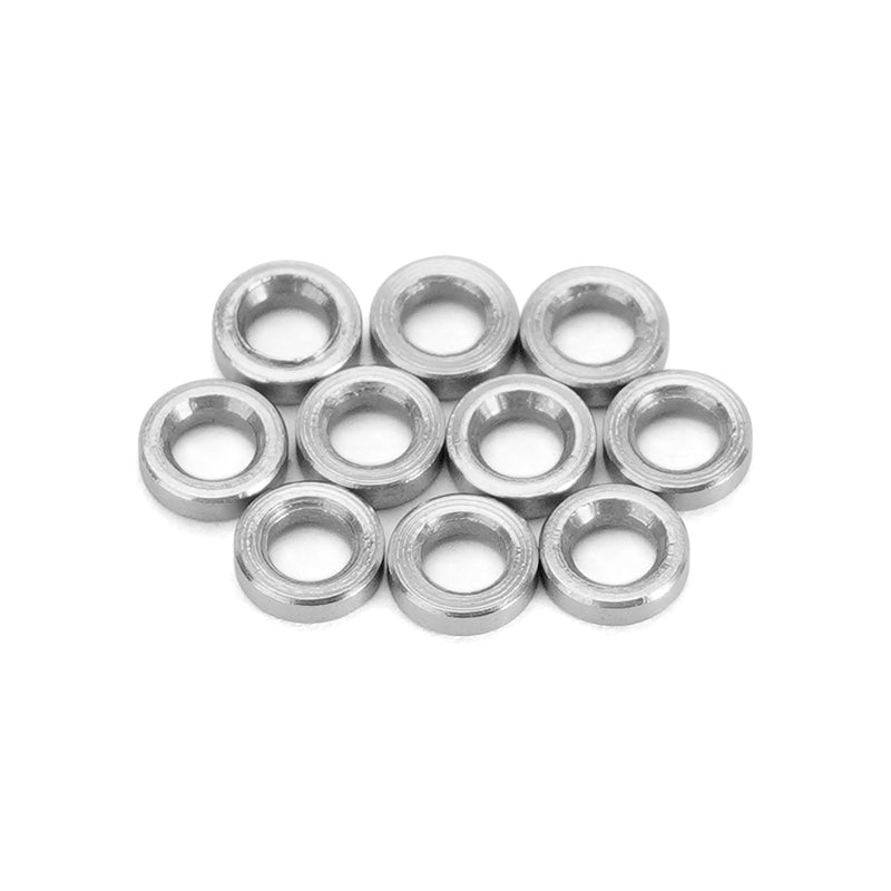 INJORA Washers Spacers - 50PCS Flat Stainless Steel Gasket for 1/24 RC Crawler SCX24 AX24 Upgrade