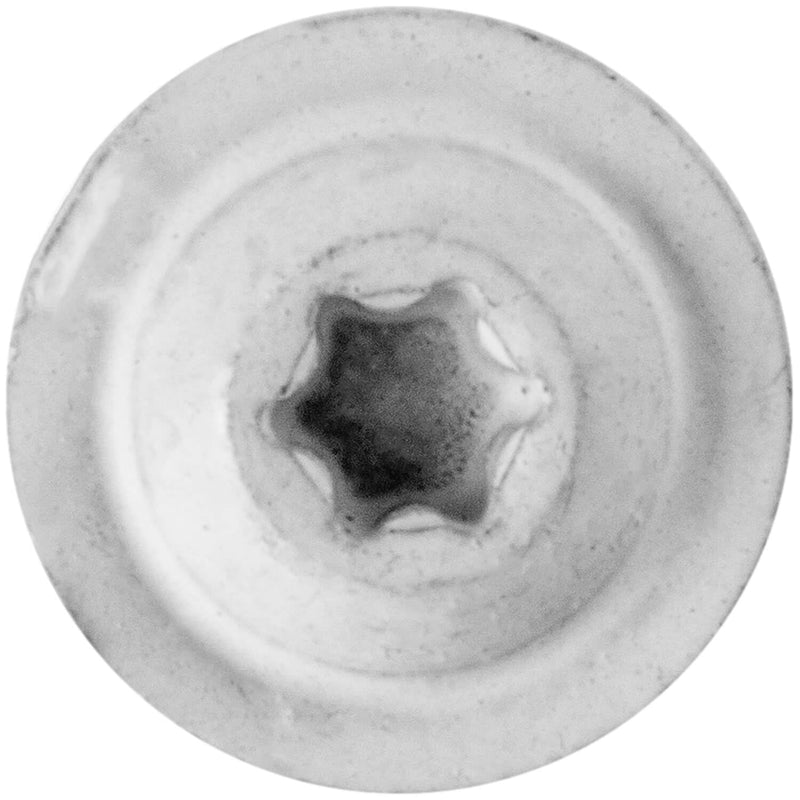 Round Washer Head 7 x 1-1/4" White - 1 Pound ~222 Screws 7 x 1-1/4" White 1 Pound ~ 222 Screws