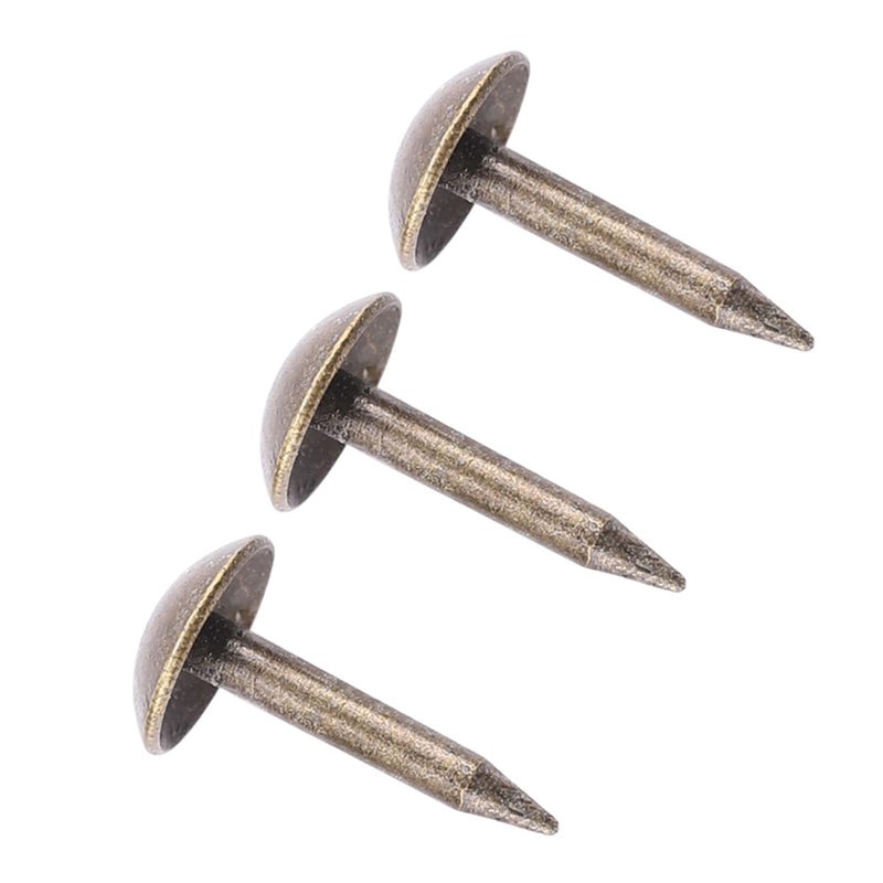 KIMISS Iron Staples for Furniture 100PCS Thicken Nails Fasteners 6x12mm Perfect for Wood Doors and Drum Assembly Heavy Duty Design 6*12MM