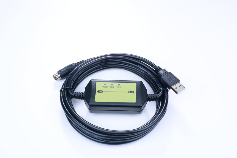 FX-USB-AW USB Programming Cable for Mitsubishi PLC FX3UC FX3G FX3U 3SA Series, 10 FT