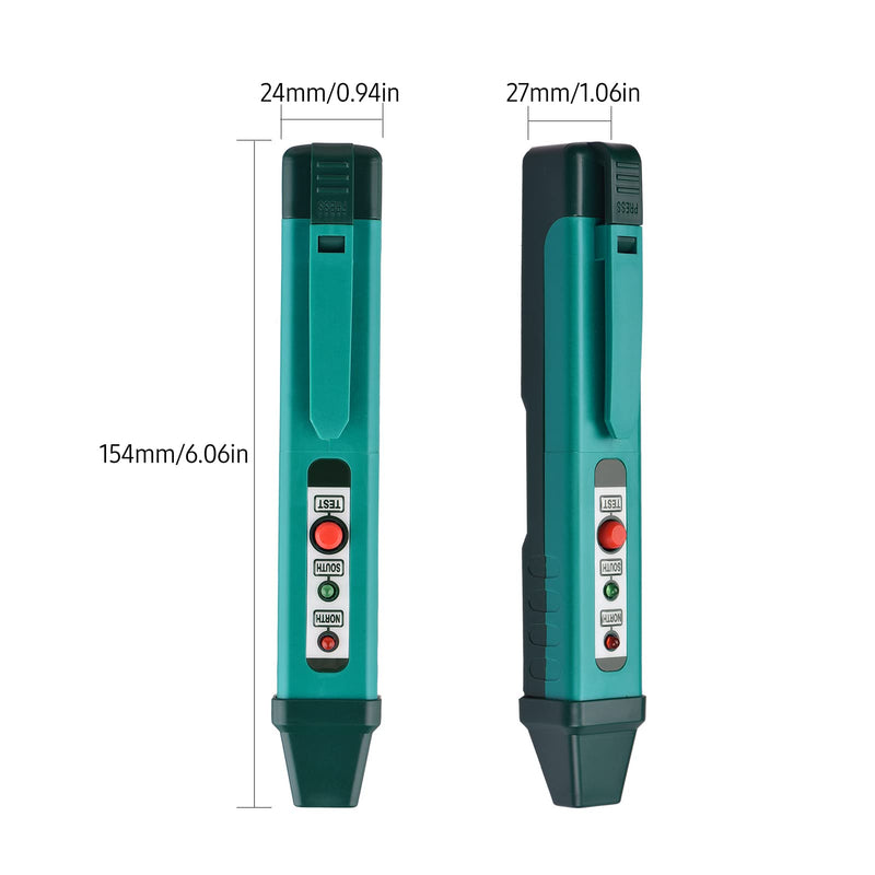Dioche Polarity Tester, Magnetic Pole Pen Polarity Tester Identify Tool North & South Magnetic Pole Identifier Magnet Detector