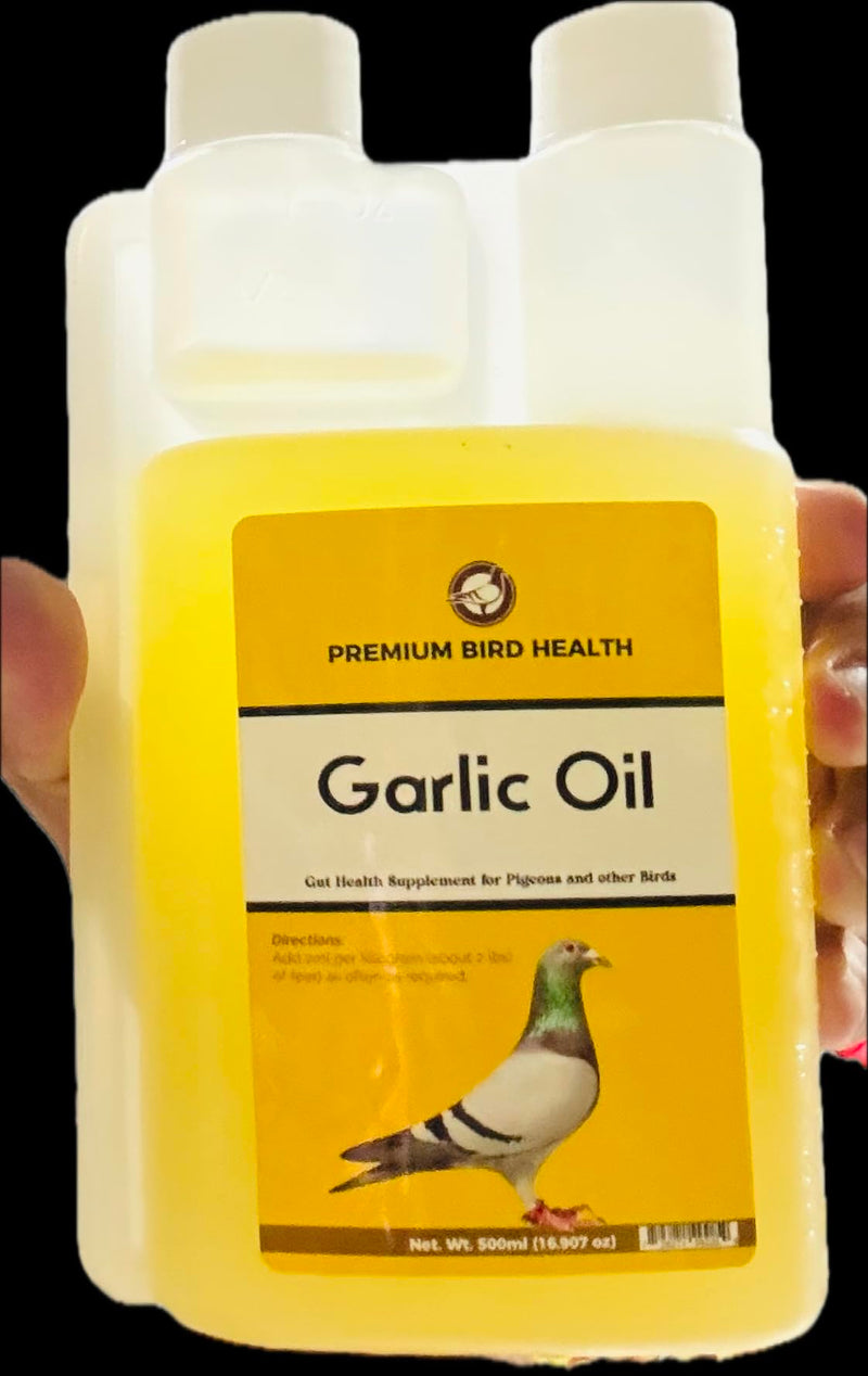 Oregano-Garlic and Garlic Oil Quality Oil for Pigeons 16oz, Racing Pigeons Palomas and Birds ((1) Oregano Garlic Oil 16oz) (1) Oregano Garlic Oil 16oz