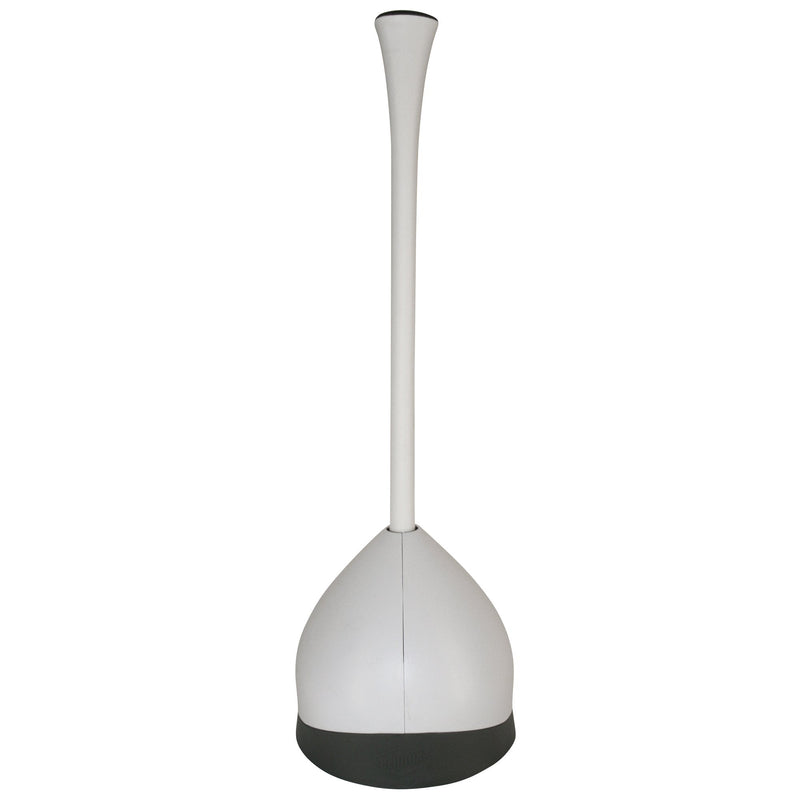 Clorox Toilet Plunger with Hideaway Caddy – Toilet Plunger for Bathroom, Bathroom Organizers & Storage, Bathroom Accessories, Toilet Unclogger, Plunger with Holder 1-Pack