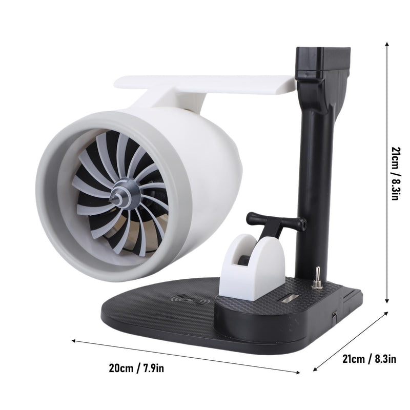 Desktop Turbine Fan with Humidifier 15W Wireless Charge