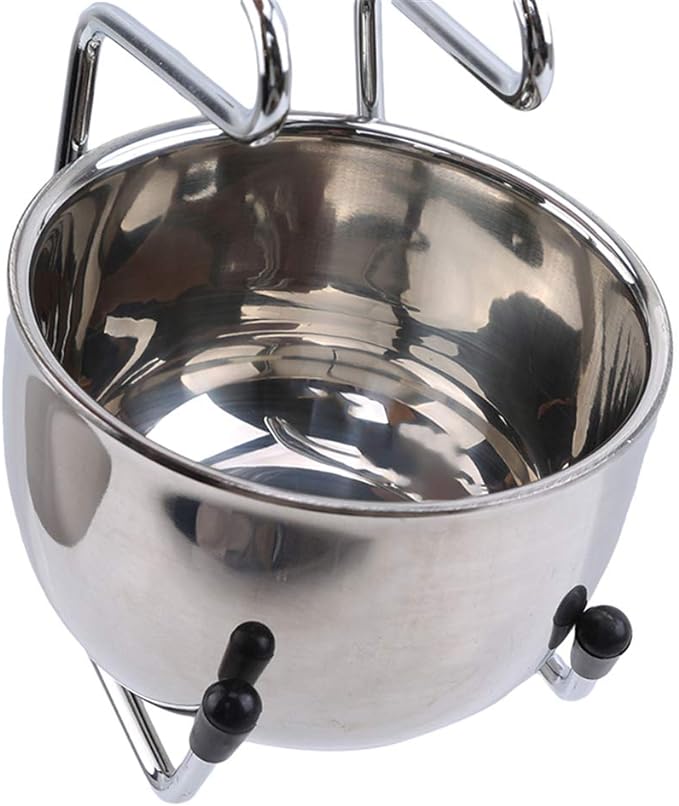 Blue Sky Sun Shaving Brush Holder, Brush Stand, Men's, Stainless Steel, Bowl, Father, Father's Day, Gift, Accessory, Silver - NewNest Australia