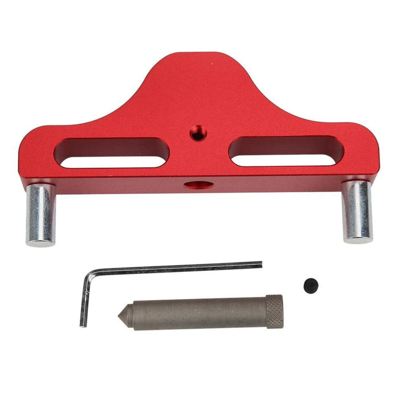 Center Line Scriber Marking Center Finder Blue Red Wood Scribe Marking Gauge Fits for Woodworking(red)