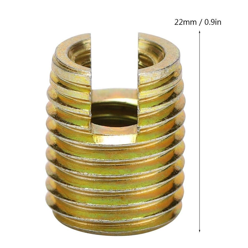20Pcs 302 Carbon Steel Self Tapping Thread Insert Screw Repairing Kit (Inner M12X1.75 Outer M16X1.5) Inner M12X1.75 Outer M16X1.5