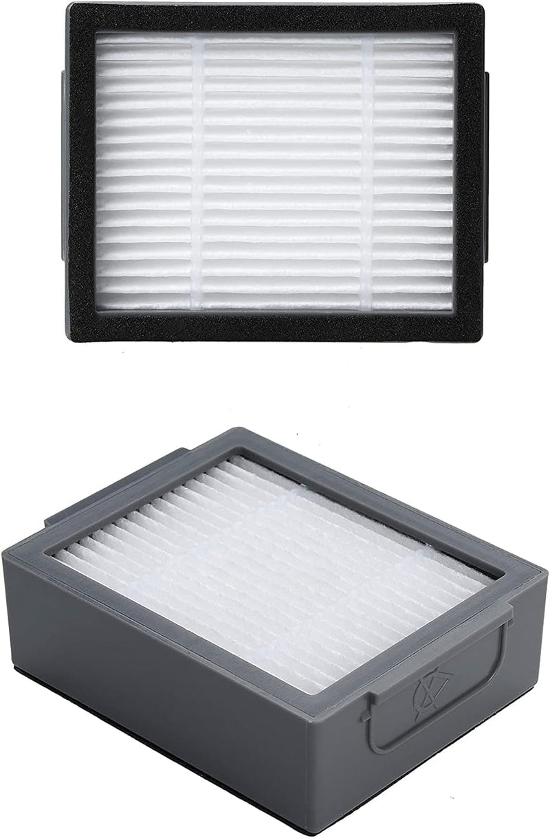 Replacement Parts accessories Compatible for iRobot Roomba i3 i3+ i4 i6 i6+ i7 i7+ i8 i8+/Plus E5 E6 E7 I,E &J Series Vacuum Cleaner,1 Set Rubber Brushes 4 HEPA Filters & 4 Side Brushes 1+4+4