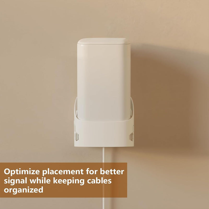 Wall Mount Bracket Compatible with Xfinity Comcast XB8 Modems, Space-Saving Router Shelf for Secure and Organized Home Office Setup