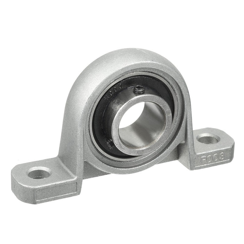 Pillow Block Bearing, 4Pcs KP003 Flange Mounted Pillow Bearings - Bore 17mm/0.67" ID Self Alignment Zinc Alloy Plummer Block Bearing for Diameter 17mm Linear Shaft Rod 17mm/0.67" KP
