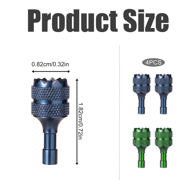 4pcs Drone Control Sticks, Detachable Drone Joysticks Controller Stick Thumb Replacement Accessories Compatible with DJI Mini 3 Pro Drone DJI RC (Blue, Green) Blue, Green