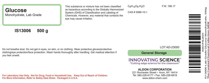 ALDON Innovating Science Lab-Grade Glucose Monohydrate, 500g - The Curated Chemical Collection